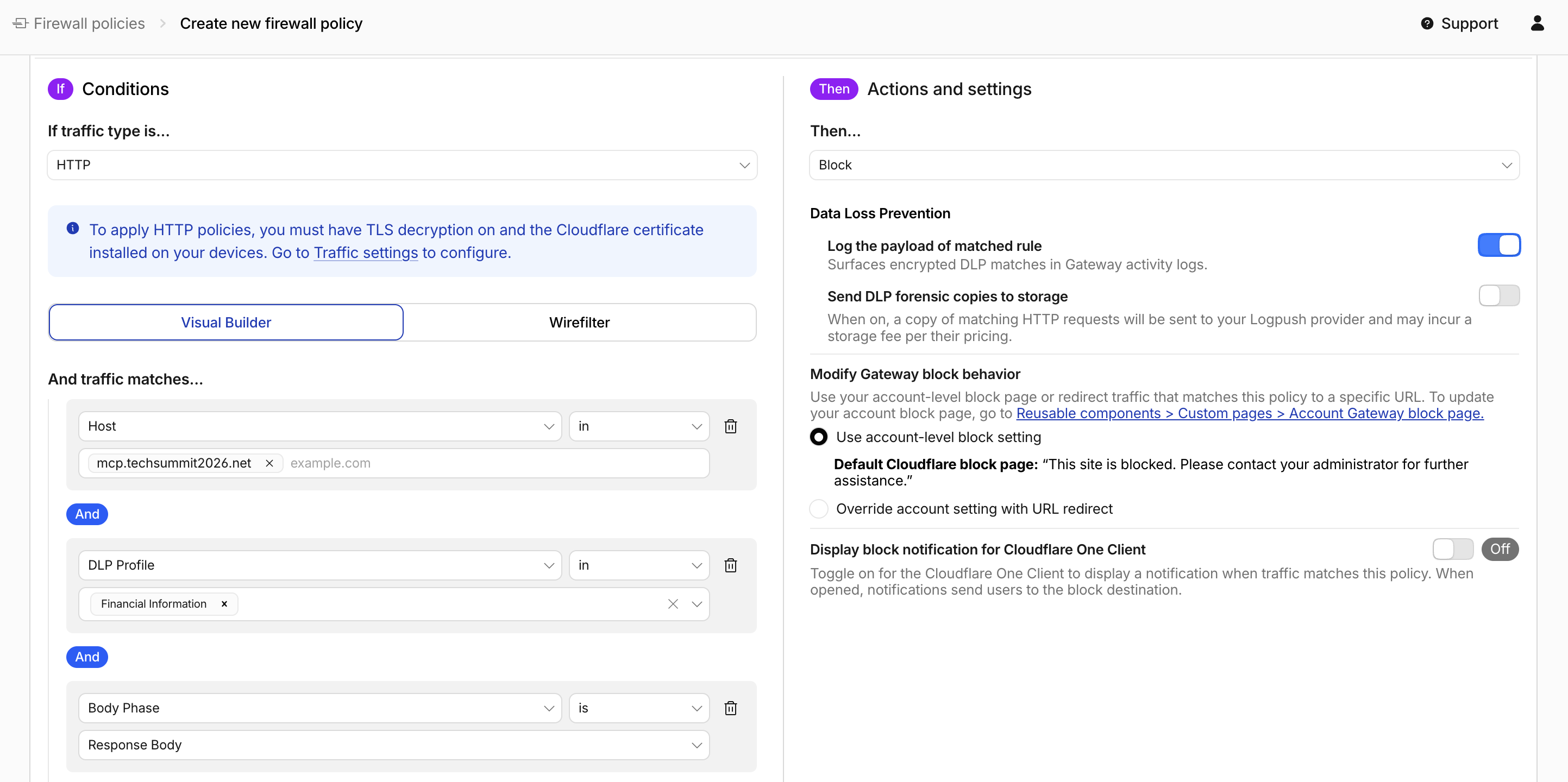 Gateway HTTP policy blocking sensitive MCP response bodies