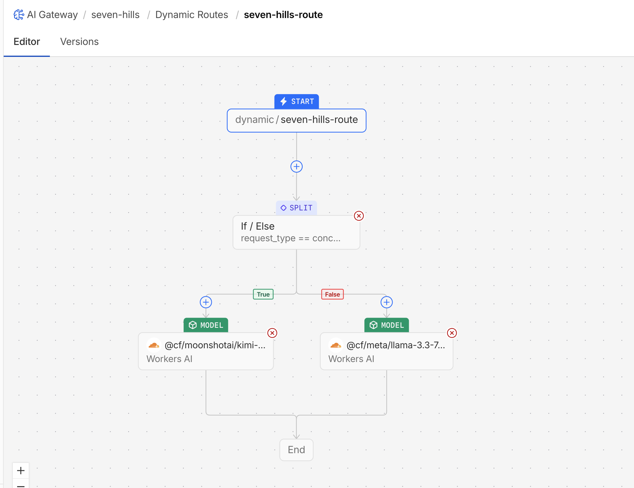 Conditional dynamic route for standard chat and Concierge
